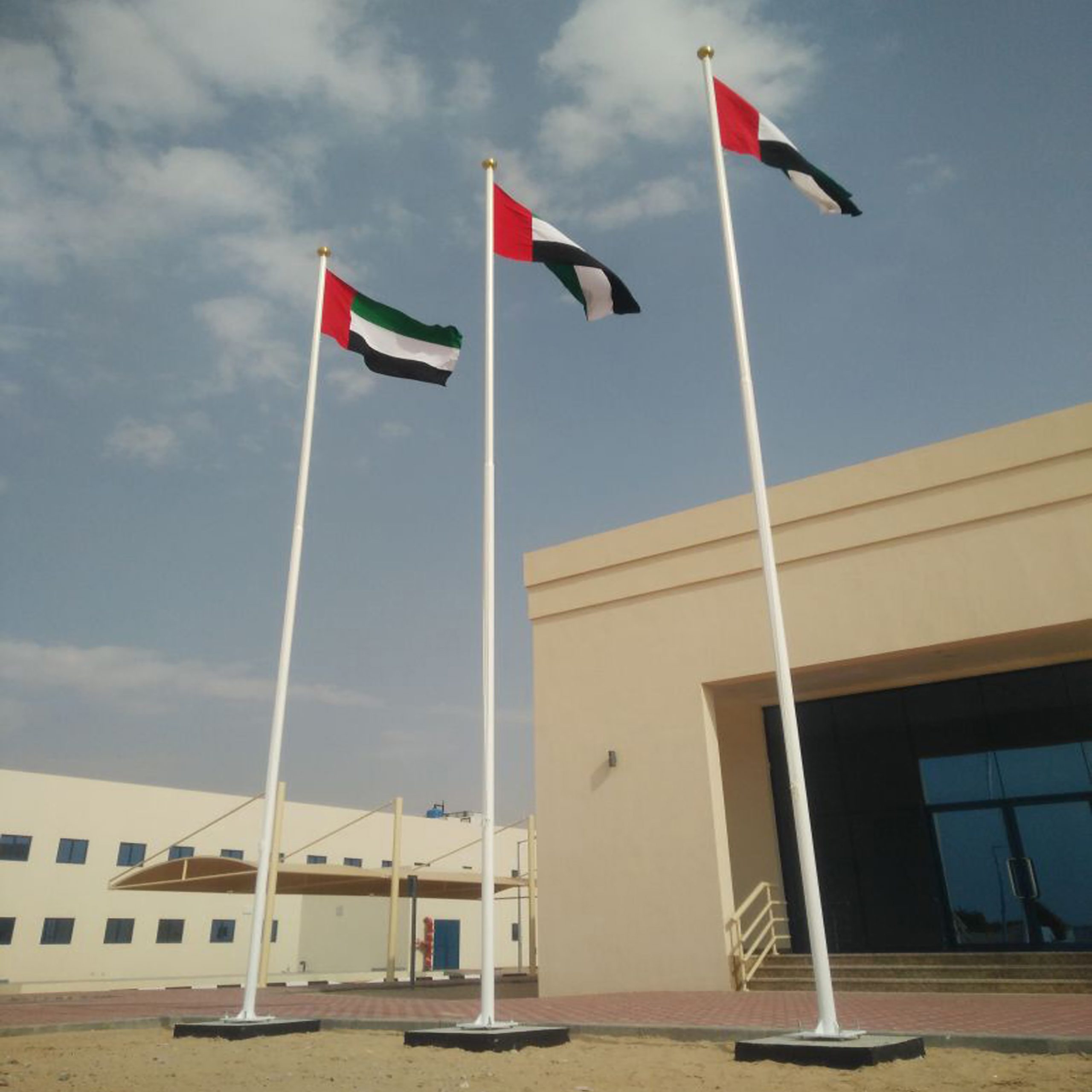Glavanised Iron Flag Pole B